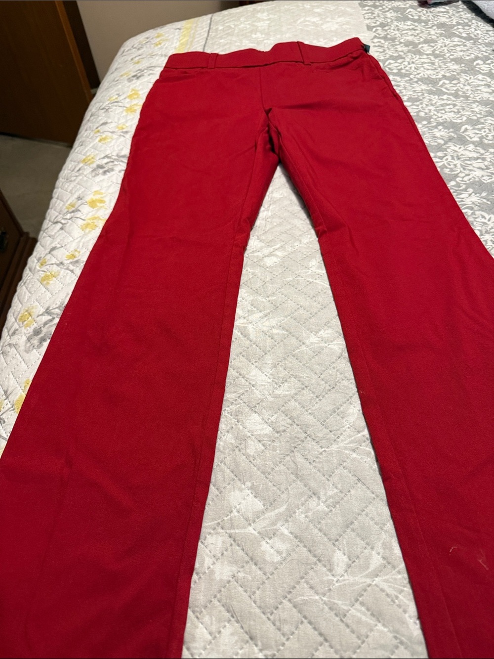 Maurices Red Straight Pants